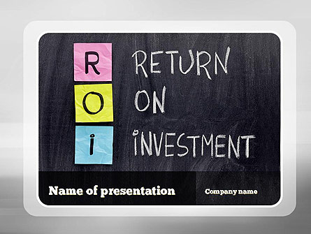 ROI Presentation Template, Master Slide