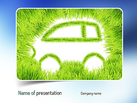 Ecological Car Presentation Template, Master Slide