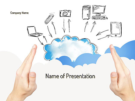 Cloud Technology Presentation Template, Master Slide
