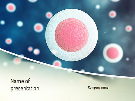 Stem Cell Presentation Template, Master Slide