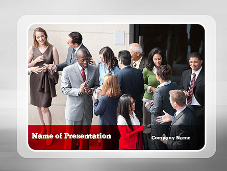 Business Relationships Presentation Template, Master Slide