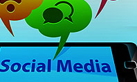 Social Media on Smartphone Presentation Template