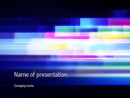 Abstract Multicolor Motion Presentation Template, Master Slide