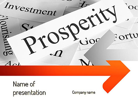 Prosperity Presentation Template, Master Slide