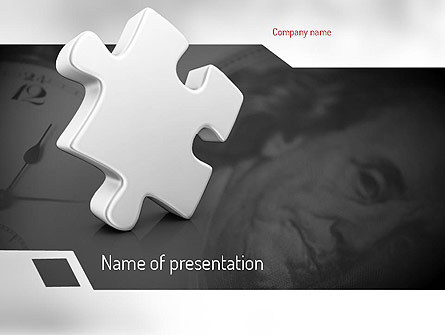 Business Effectiveness Puzzle Presentation Template, Master Slide