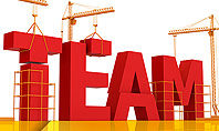 Team Building Under Construction Presentation Template