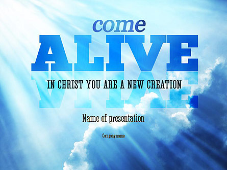 Come Alive Presentation Template, Master Slide