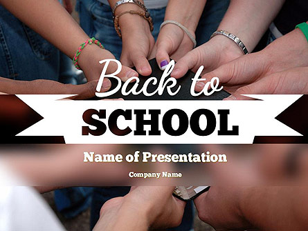 Back to School Concept Presentation Template, Master Slide