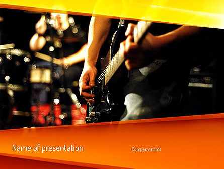 Live Band Presentation Template, Master Slide