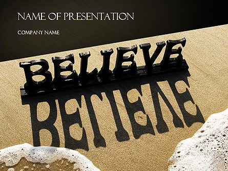 Believe Presentation Template, Master Slide