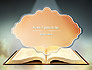 Open Bible with Light Rays slide 1