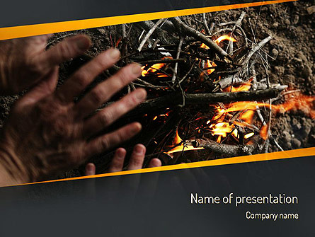 Bonfire Warmth Presentation Template, Master Slide