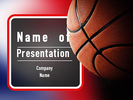 NBA Championship Presentation Template, Master Slide