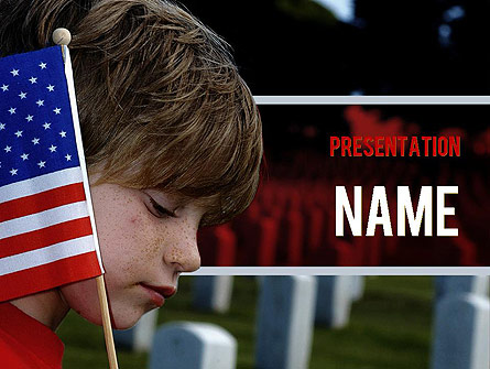 Veterans Day Presentation Template, Master Slide