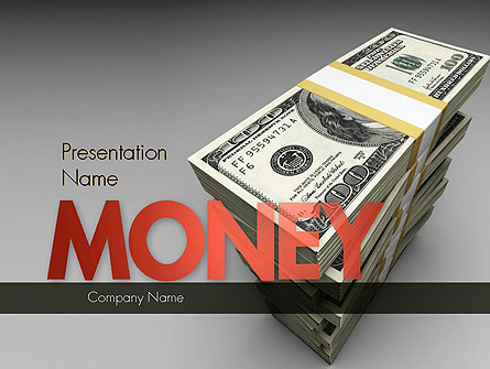 Pile of Money Presentation Template, Master Slide