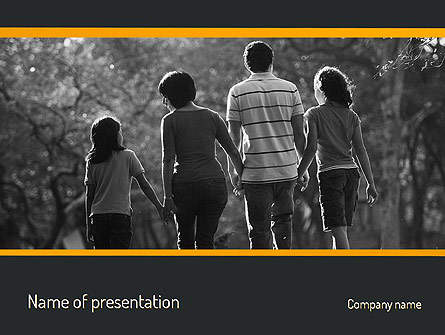 Family Life Presentation Template, Master Slide