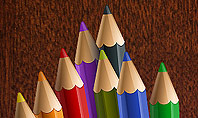 Bunch of Colored Pencils Presentation Template