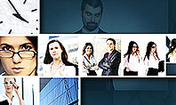Business in Action Collage Presentation Template