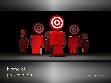 Consumer Target Presentation Template, Master Slide