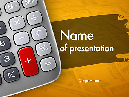 Personal Finance Presentation Template, Master Slide