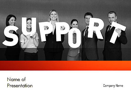 Support Groups Presentation Template, Master Slide