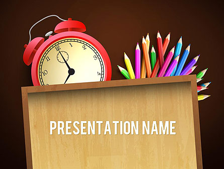 Primary School Theme Presentation Template, Master Slide