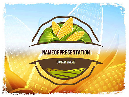 Maize Theme Presentation Template, Master Slide