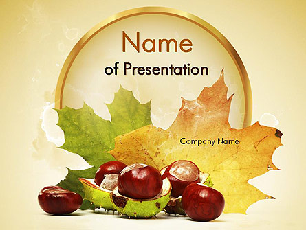 Chestnuts Presentation Template, Master Slide