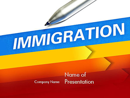 Immigration Presentation Template, Master Slide