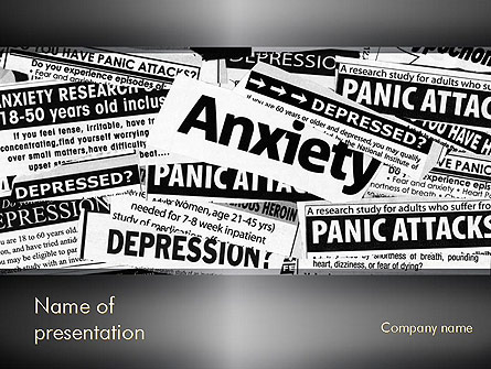 Mental Health Presentation Template, Master Slide