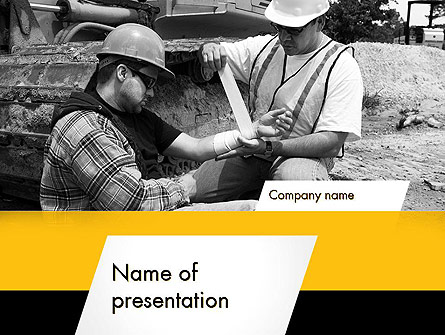 First Aid at Work Presentation Template, Master Slide