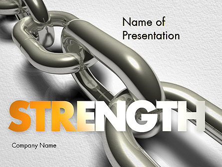 Chain Links Presentation Template, Master Slide