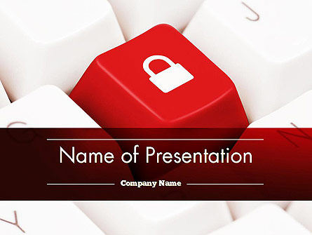 Online Privacy Protection Presentation Template, Master Slide