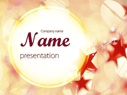 Festive Theme Presentation Template, Master Slide