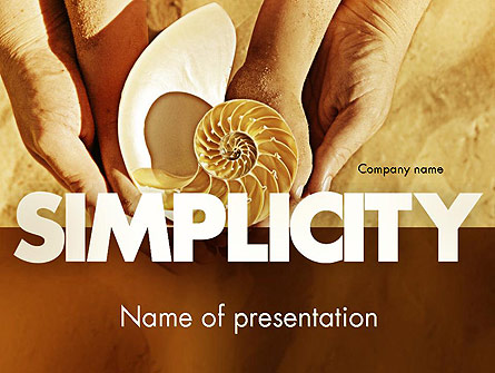 Nature Simplicity Presentation Template, Master Slide