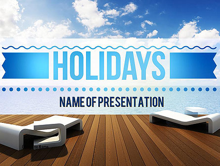 Wooden Terrace Presentation Template, Master Slide