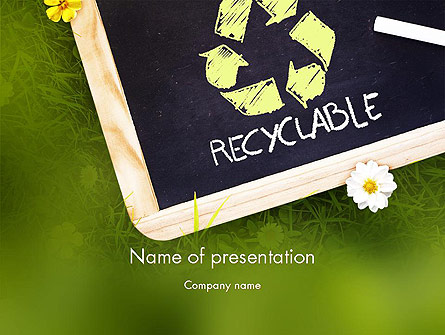 Waste Management Presentation Template, Master Slide