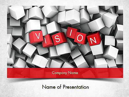 Vision Presentation Template, Master Slide