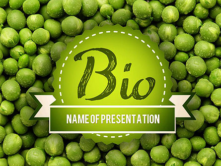 Green Peas Presentation Template, Master Slide