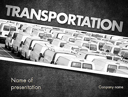 Transportation Services Presentation Template, Master Slide