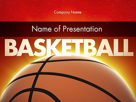 Basketball Planet Presentation Template, Master Slide