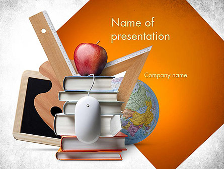 School Curriculum Presentation Template, Master Slide