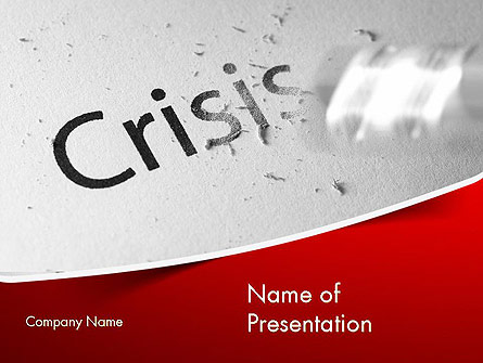 Erasing Crisis Presentation Template, Master Slide