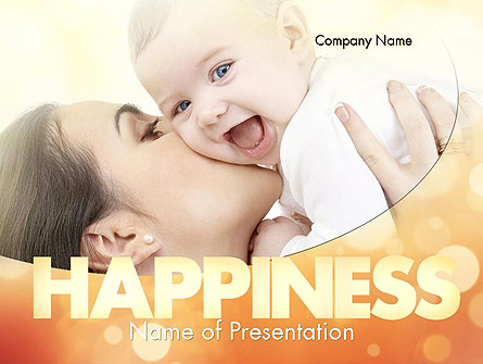 Happy Maternity Presentation Template, Master Slide