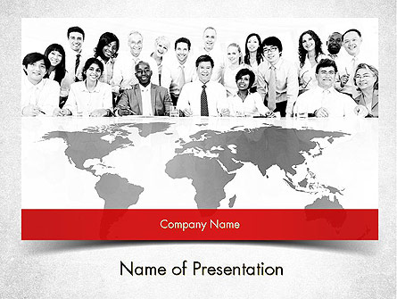 Company Overview Presentation Template, Master Slide