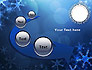 Blue Snowflakes Background slide 6