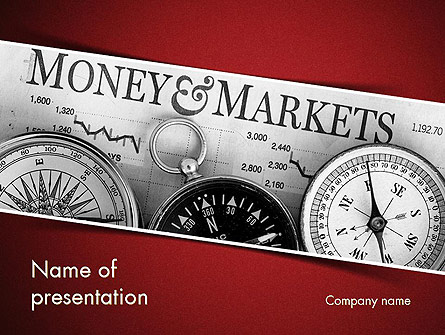 Money and Markets Presentation Template, Master Slide