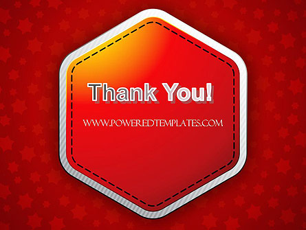 Red Background with Stars Presentation Template for PowerPoint and ...