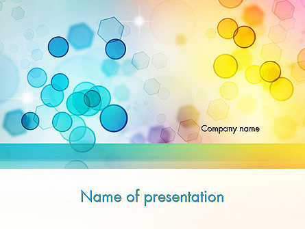 Blurred Lights Presentation Template, Master Slide