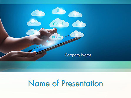 Cloud Applications Presentation Template, Master Slide